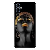 Senada Tecno Pova Neo 2 İle Uyumlu Kılıf Silikon Desenli Resimli Uv Kapak Afrikalı Kız