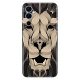 Senada Tecno Pova Neo 2 İle Uyumlu Kılıf Silikon Desenli Resimli Uv Kapak Altın Aslan Mandala
