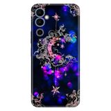 Senada Tecno Pova Neo 2 İle Uyumlu Kılıf Silikon Desenli Resimli Uv Kapak Ayyıldız Neon Mandala