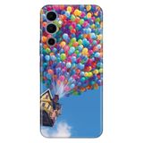 Senada Tecno Pova Neo 2 İle Uyumlu Kılıf Silikon Desenli Resimli Uv Kapak Balonlu Ev