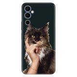Senada Tecno Pova Neo 2 İle Uyumlu Kılıf Silikon Desenli Resimli Uv Kapak Düşün Be Kedi