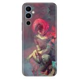 Senada Tecno Pova Neo 2 İle Uyumlu Kılıf Silikon Desenli Resimli Uv Kapak Gizemli Kız