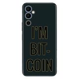 Senada Tecno Pova Neo 2 İle Uyumlu Kılıf Silikon Desenli Resimli Uv Kapak I'M Bitcoin