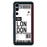 Senada Tecno Pova Neo 2 İle Uyumlu Kılıf Silikon Desenli Resimli Uv Kapak Londra Uçak Bileti