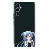 Senada Tecno Pova Neo 2 İle Uyumlu Kılıf Silikon Desenli Resimli Uv Kapak Mavi Anime Kız