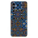 Senada Tecno Pova Neo 2 İle Uyumlu Kılıf Silikon Desenli Resimli Uv Kapak Mavi Geo