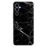 Senada Tecno Pova Neo 2 İle Uyumlu Kılıf Silikon Desenli Resimli Uv Kapak Mermer Siyah