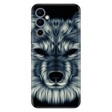 Senada Tecno Pova Neo 2 İle Uyumlu Kılıf Silikon Desenli Resimli Uv Kapak Neon Vahşi Kurt