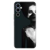 Senada Tecno Pova Neo 2 İle Uyumlu Kılıf Silikon Desenli Resimli Uv Kapak Siyahlı Kadın