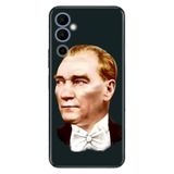 Senada Tecno Pova Neo 2 İle Uyumlu Kılıf Silikon Desenli Resimli Uv Kapak Smokin Atatürk