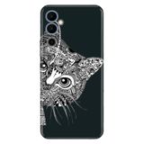 Senada Tecno Pova Neo 2 İle Uyumlu Kılıf Silikon Desenli Resimli Uv Kapak Tekir Kedi Mandala