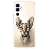 Senada Tecno Pova Neo 2 İle Uyumlu Kılıf Silikon Desenli Tam Koruma Resimli Kapak Sfenks Kedi