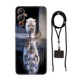 Senada Tecno Pova Neo 4 ile Uyumlu Kılıf Big Cat Silikon İpli Boyun Askı Aparatı