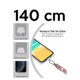 Senada Tecno Pova Neo 4 ile Uyumlu Kılıf Goddess Silikon İpli Boyun Askı Aparatı