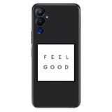 Senada Tecno Pova Neo 4 İle Uyumlu Kılıf Silikon Desenli Tam Koruma Resimli Kapak Feel Good