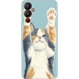 Senada Tecno Pova Neo 4 Kılıf Desenli Baskılı Tpu Rubber Kapak Eller Yukarı - 001-Renkli