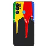 Senada Tecno Pova Neo İle Uyumlu Kılıf Silikon Desenli Resimli Uv Kapak Akan Boya
