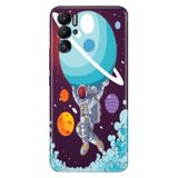 Senada Tecno Pova Neo İle Uyumlu Kılıf Silikon Desenli Resimli Uv Kapak Astronot