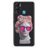 Senada Tecno Pova Neo İle Uyumlu Kılıf Silikon Desenli Resimli Uv Kapak Cool Tanrıça