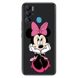 Senada Tecno Pova Neo İle Uyumlu Kılıf Silikon Desenli Resimli Uv Kapak Minniee Karakter