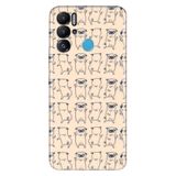 Senada Tecno Pova Neo İle Uyumlu Kılıf Silikon Desenli Resimli Uv Kapak Pug