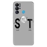 Senada Tecno Pova Neo İle Uyumlu Kılıf Silikon Desenli Resimli Uv Kapak Shit!!