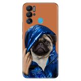 Senada Tecno Pova Neo İle Uyumlu Kılıf Silikon Desenli Resimli Uv Kapak Stil Pug