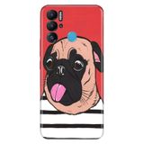 Senada Tecno Pova Neo İle Uyumlu Kılıf Silikon Desenli Resimli Uv Kapak Uyuşuk Pug
