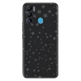 Senada Tecno Pova Neo İle Uyumlu Kılıf Silikon Desenli Resimli Uv Kapak Yıldızlar