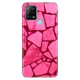 Senada Tecno Pova Neo İle Uyumlu Kılıf Silikon Desenli Tam Koruma Resimli Kapak Pembe Beton
