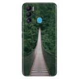 Senada Tecno Pova Neo Uyumlu İle Uyumlu Kılıf Silikon Desenli Resimli Uv Kapak Korku Köprüsü