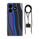 Senada Tecno Spark 10 Pro ile Uyumlu Kılıf İnsider Silikon İpli Boyun Askı Aparatı