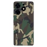Senada Tecno Spark 10 Pro İle Uyumlu Kılıf Kamera Korumalı Silikon Desenli Resimli Uv Kapak Asker Deseni