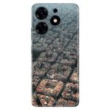 Senada Tecno Spark 10 Pro İle Uyumlu Kılıf Kamera Korumalı Silikon Desenli Resimli Uv Kapak Barcelona