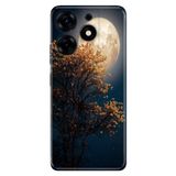 Senada Tecno Spark 10 Pro İle Uyumlu Kılıf Kamera Korumalı Silikon Desenli Resimli Uv Kapak Dolunay