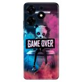 Senada Tecno Spark 10 Pro İle Uyumlu Kılıf Kamera Korumalı Silikon Desenli Resimli Uv Kapak Game Over