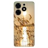 Senada Tecno Spark 10 Pro İle Uyumlu Kılıf Kamera Korumalı Silikon Desenli Resimli Uv Kapak Gün Batımı 90