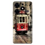 Senada Tecno Spark 10 Pro İle Uyumlu Kılıf Kamera Korumalı Silikon Desenli Resimli Uv Kapak İstiklal Taksim