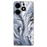 Senada Tecno Spark 10 Pro İle Uyumlu Kılıf Kamera Korumalı Silikon Desenli Resimli Uv Kapak Lüks Mermer