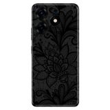 Senada Tecno Spark 10 Pro İle Uyumlu Kılıf Kamera Korumalı Silikon Desenli Resimli Uv Kapak Mandala Gül