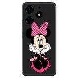 Senada Tecno Spark 10 Pro İle Uyumlu Kılıf Kamera Korumalı Silikon Desenli Resimli Uv Kapak Minniee Karakter