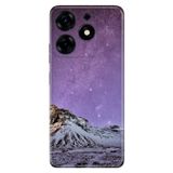 Senada Tecno Spark 10 Pro İle Uyumlu Kılıf Kamera Korumalı Silikon Desenli Resimli Uv Kapak Parlak Manzara