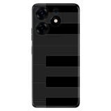 Senada Tecno Spark 10 Pro İle Uyumlu Kılıf Kamera Korumalı Silikon Desenli Resimli Uv Kapak Piyano
