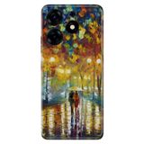 Senada Tecno Spark 10 Pro İle Uyumlu Kılıf Kamera Korumalı Silikon Desenli Resimli Uv Kapak Romantizm