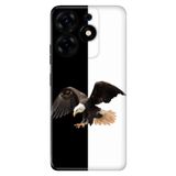 Senada Tecno Spark 10 Pro İle Uyumlu Kılıf Kamera Korumalı Silikon Desenli Resimli Uv Kapak Siyah Beyaz Parçalı