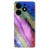 Senada Tecno Spark 10 Pro İle Uyumlu Kılıf Kamera Korumalı Silikon Desenli Resimli Uv Kapak Soho Mermer