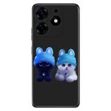 Senada Tecno Spark 10 Pro İle Uyumlu Kılıf Kamera Korumalı Silikon Desenli Resimli Uv Kapak Sweet Kitten
