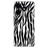 Senada Tecno Spark 10 Pro İle Uyumlu Kılıf Kamera Korumalı Silikon Desenli Resimli Uv Kapak Zebradeseni