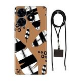 Senada Tecno Spark 10 Pro ile Uyumlu Kılıf Plant Silikon İpli Boyun Askı Aparatı