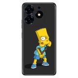 Senada Tecno Spark 10 Pro ile Uyumlu Kılıf Resimli Desenli Silikon CRDSimpsonKarakters250